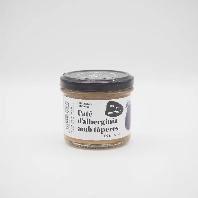 Paté d'alberginia amb tàperes 1 Es im-perfect de 110 gr