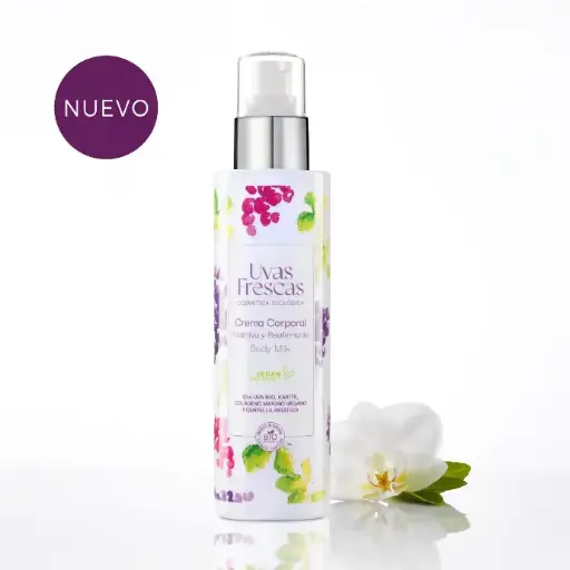 Crema corporal nutritiva i reafirmant 200 ml UVAS FRESCAS